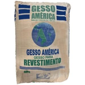 gesso america revestimento sc de 40 kg