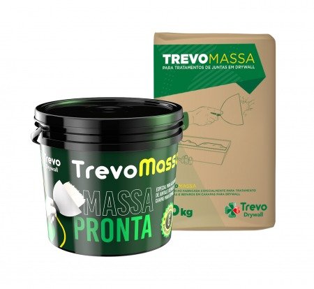 massa de acabamento trevo 25 kg